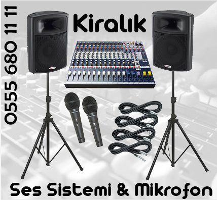  Kiralık Ses Sistemi Ankara